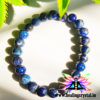 Lapis Lazuli Crystal Bracelet 8mm Round Beads