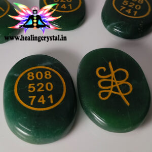 Green Aventurine Crystal Pocket Zibu Coin