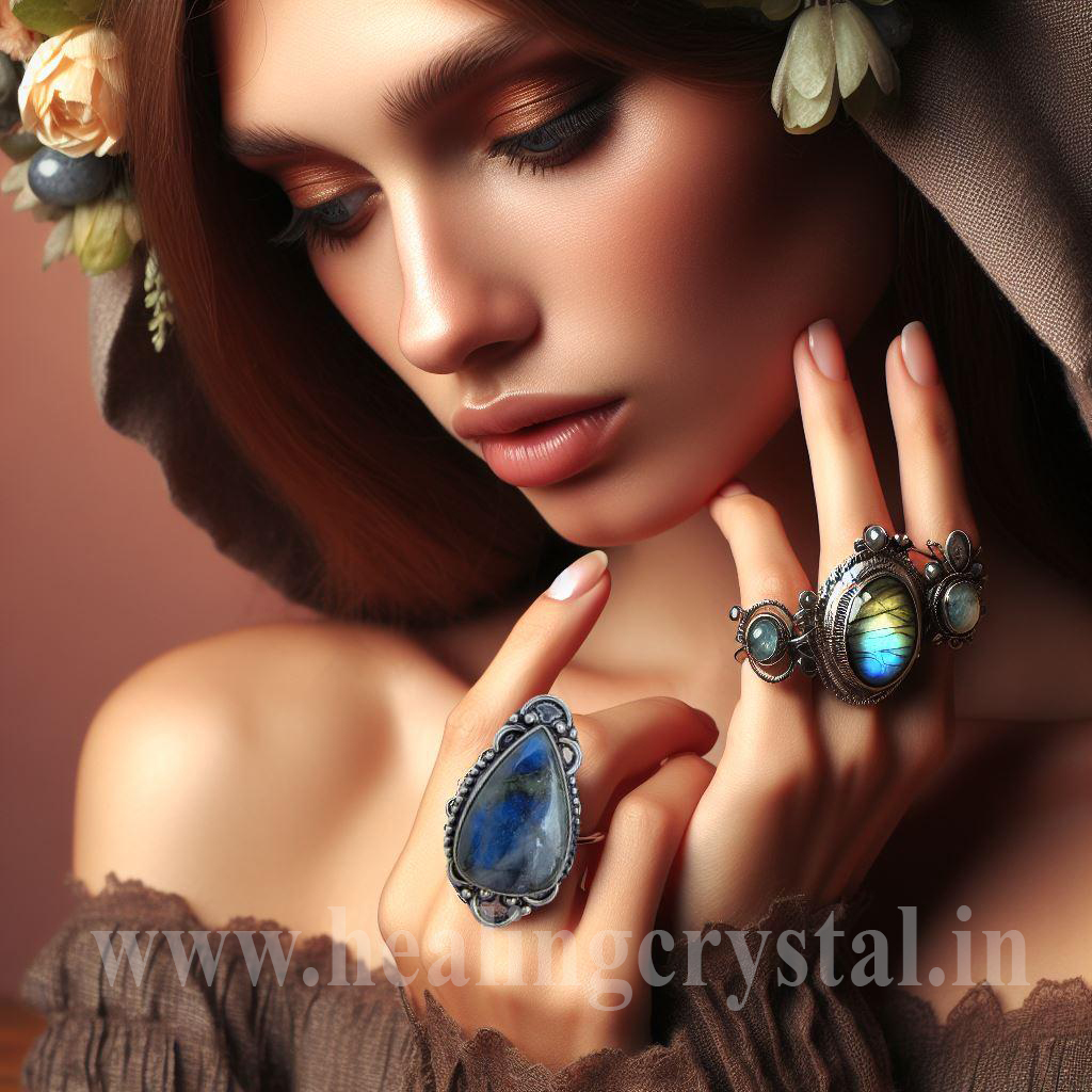 crystal rings jewelry Healing Crystal Shop