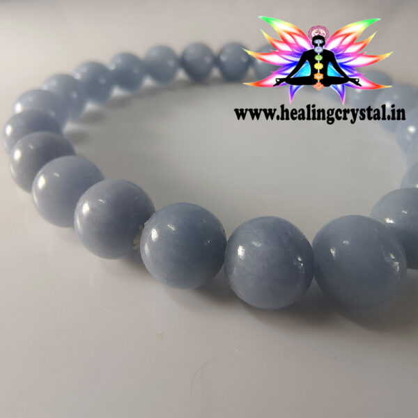 Angelite Crystal Stone Bracelet