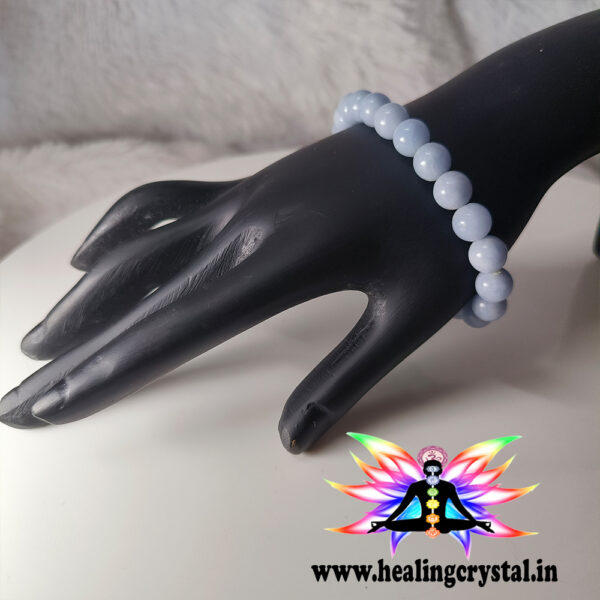 Angelite Crystal Stone Bracelet