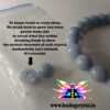 Angelite Crystal Stone Bracelet