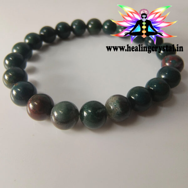 Bloodstone Crystal Stone Bracelet