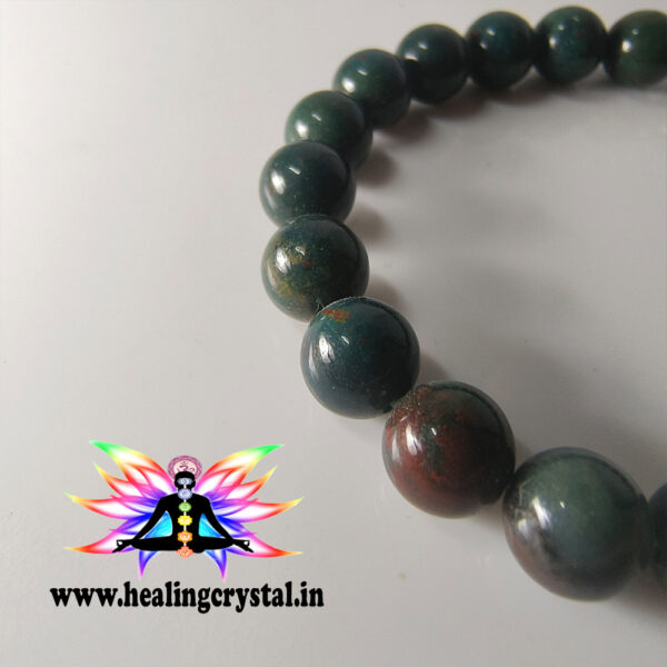 Bloodstone Crystal Stone Bracelet