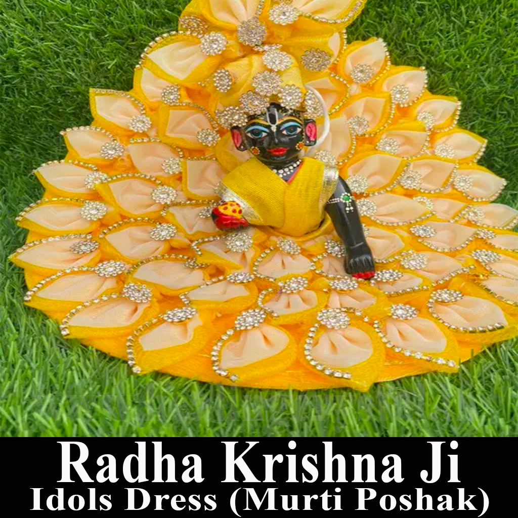 Radha Krishna Ji Idols Dress home page display image Healing Crystal Shop India