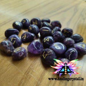 Rune Set Pagan Symbol Amethyst By Healing Crystal Shop India